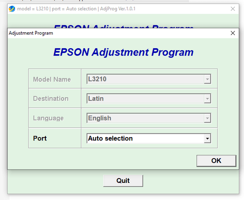 EPSON L3210 Resetter Tool (Adjustment Program) - 100% Working!